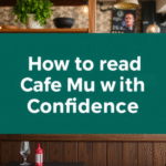 How To Read A Café Menu With Confidence